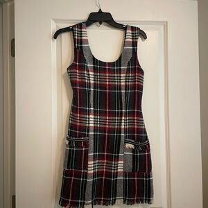 Zara plaid dress